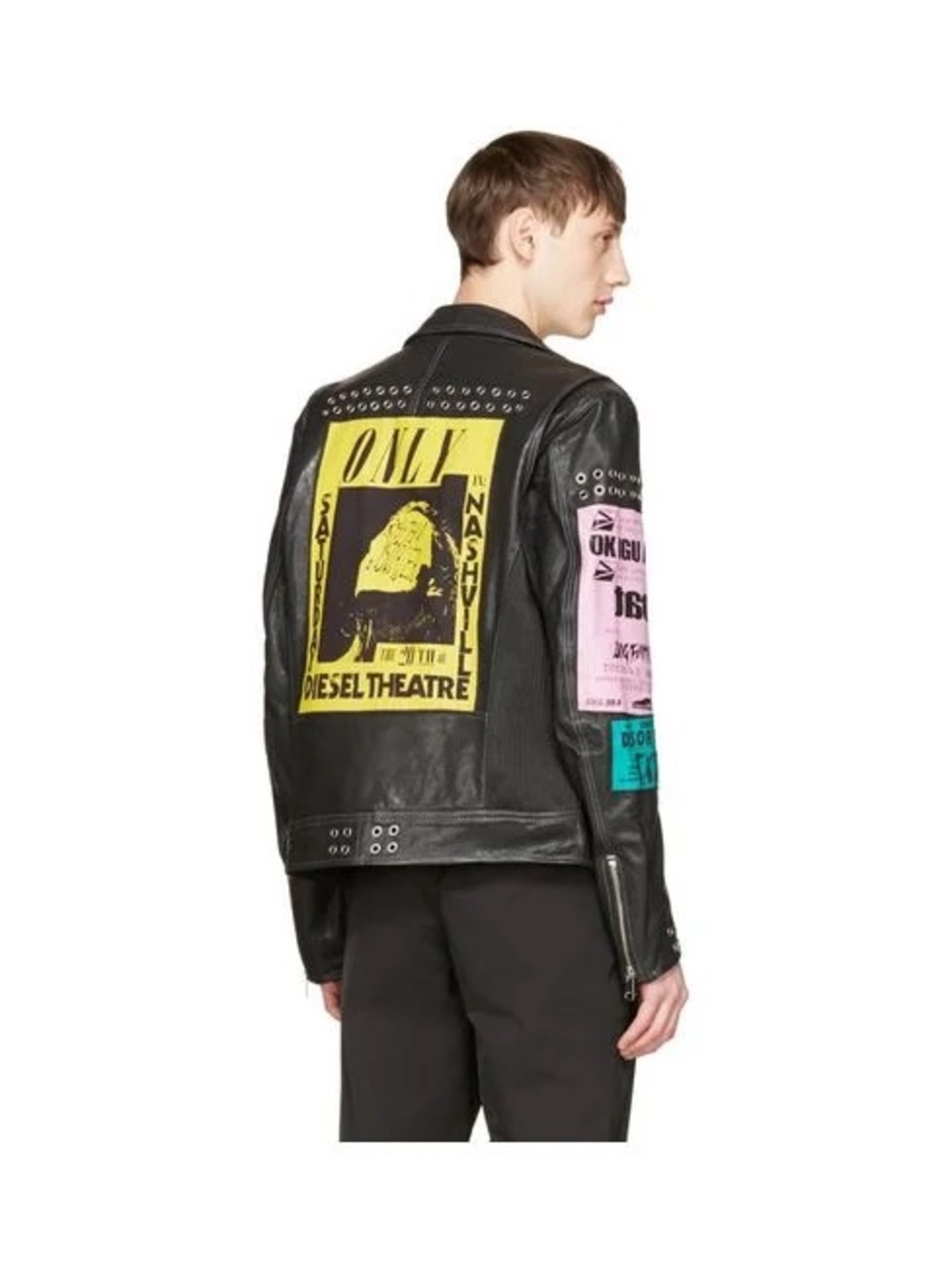 Diesel Diesel L-Hater-Ed Leather Jacket